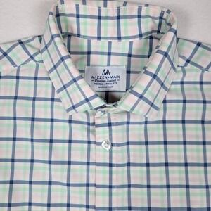 Mizzen + Main Men's Traditional Evolved Trim Fit Shirt Size Medium.  Multicolor